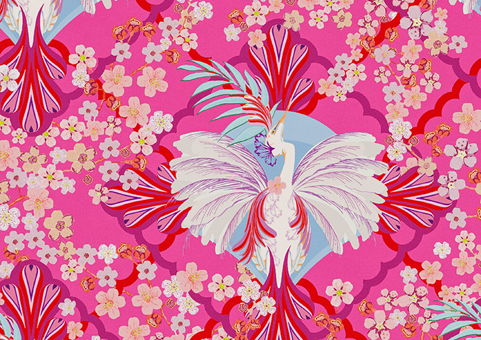 Faded Glamour, Fairground Pink - Made To Measure Curtains - Image 9